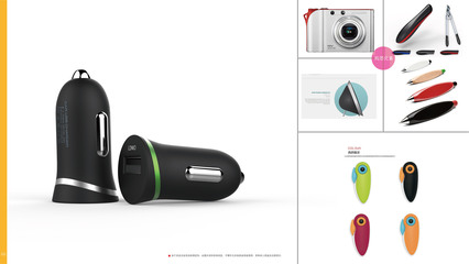 橘子春 電子產品中的車充設計創新與美學融合